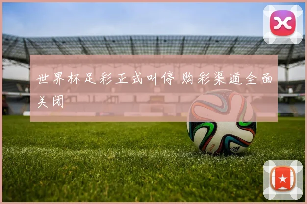 世界杯足彩正式叫停 购彩渠道全面关闭